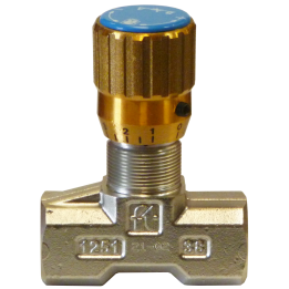 Limiteur de débit bidirectionnel 1/4" Laiton