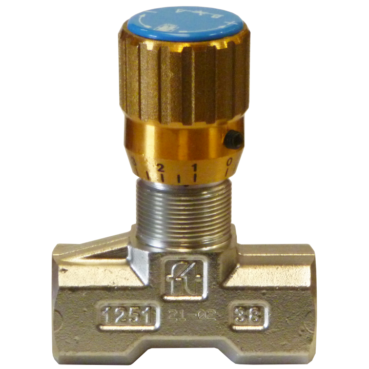 Limiteur de débit bidirectionnel 1/4" Laiton