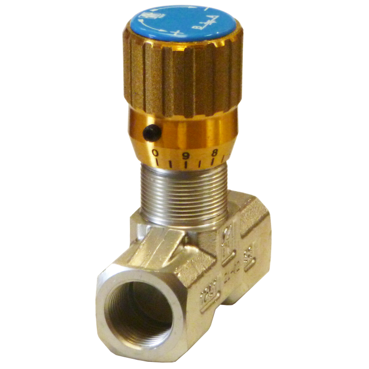 Limiteur de débit bidirectionnel 1/8" Laiton