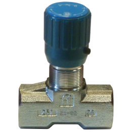 Limiteur de débit bidirectionnel 3/8" Acier