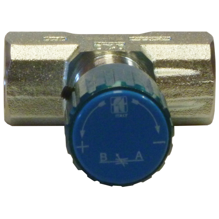 Limiteur de débit bidirectionnel 3/4" Acier