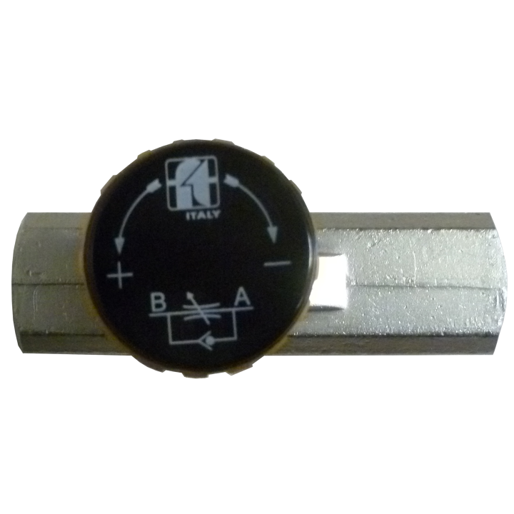Limiteur de débit unidirectionnel 3/4" Laiton
