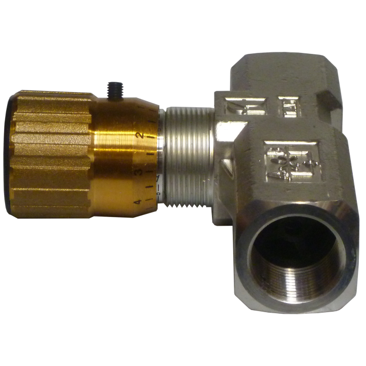 Limiteur de débit unidirectionnel 3/4" Laiton